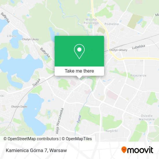 Kamienica Górna 7 map