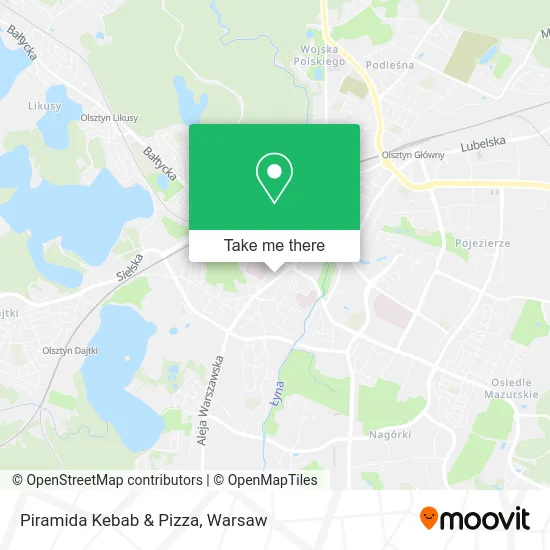 Карта Piramida Kebab & Pizza