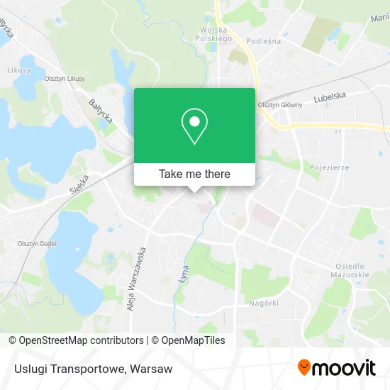 Uslugi Transportowe map
