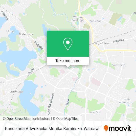 Kancelaria Adwokacka Monika Kamińska map