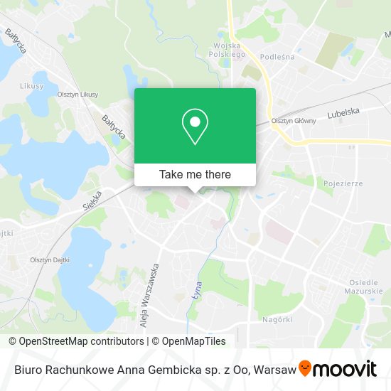 Biuro Rachunkowe Anna Gembicka sp. z Oo map