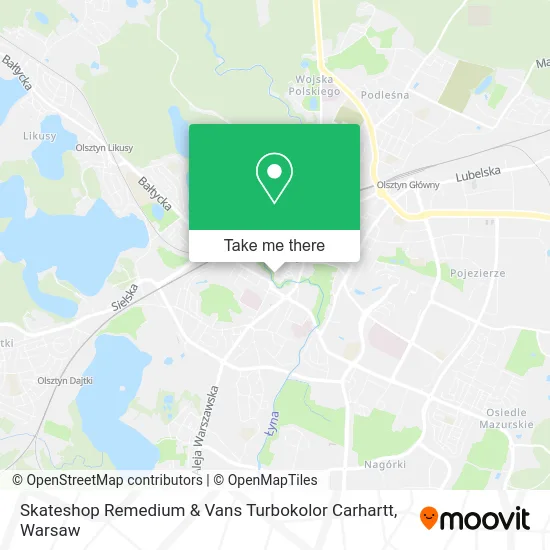 Skateshop Remedium & Vans Turbokolor Carhartt map