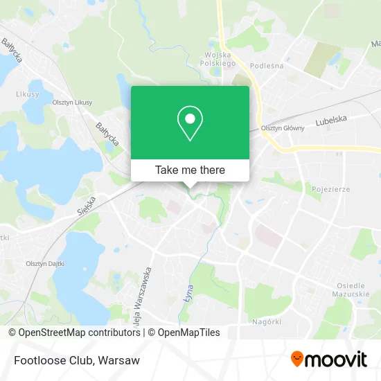 Карта Footloose Club