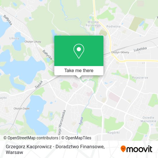 Grzegorz Kacprowicz - Doradztwo Finansowe map