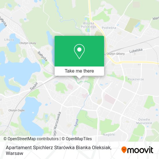 Apartament Spichlerz Starówka Bianka Oleksiak map