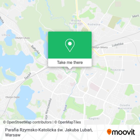 Parafia Rzymsko-Katolicka św. Jakuba Lubań map