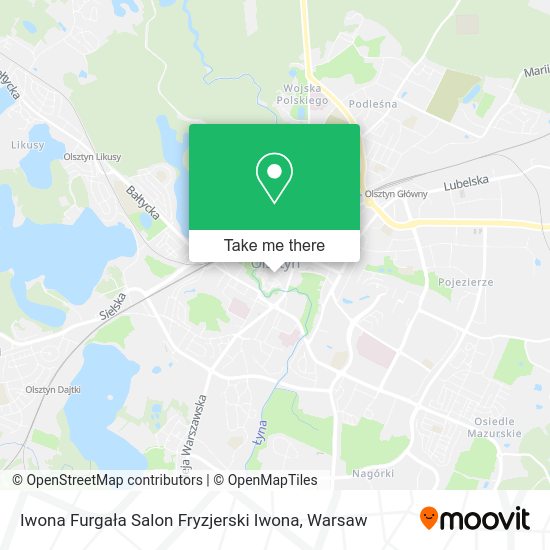 Iwona Furgała Salon Fryzjerski Iwona map