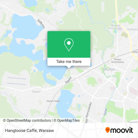Карта Hangloose Caffé