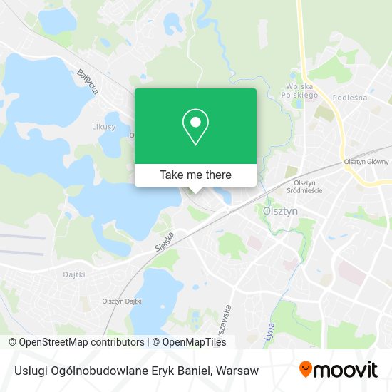 Uslugi Ogólnobudowlane Eryk Baniel map