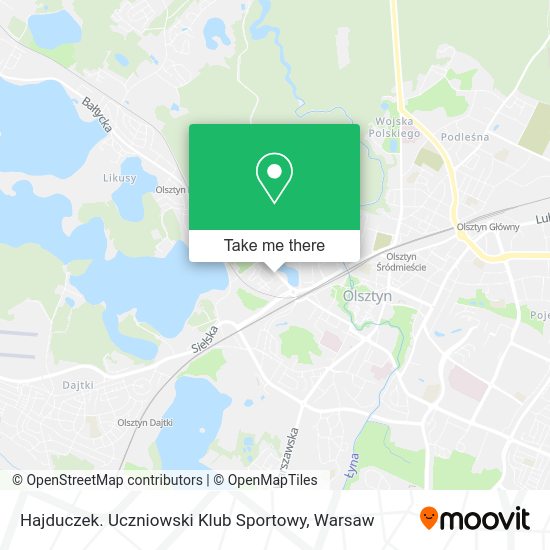 Hajduczek. Uczniowski Klub Sportowy map