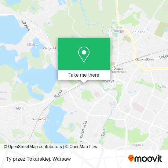 Карта Ty przez Tokarskiej