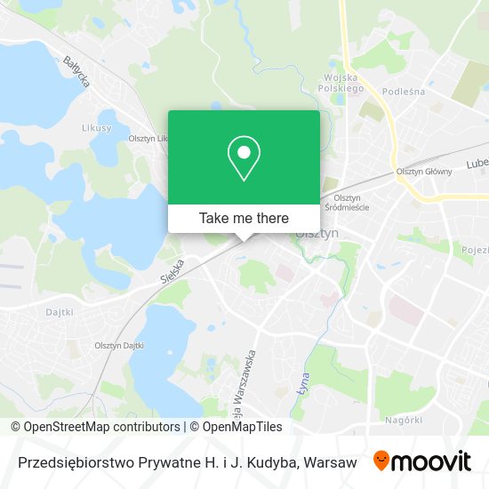 Przedsiębiorstwo Prywatne H. i J. Kudyba map