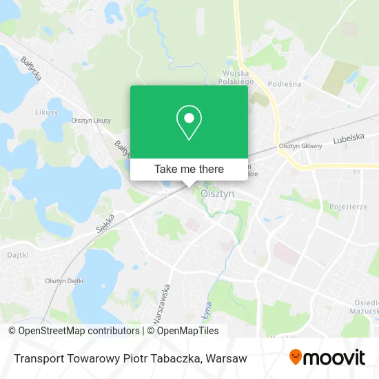 Transport Towarowy Piotr Tabaczka map