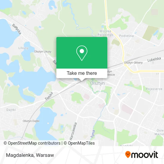 Magdalenka map