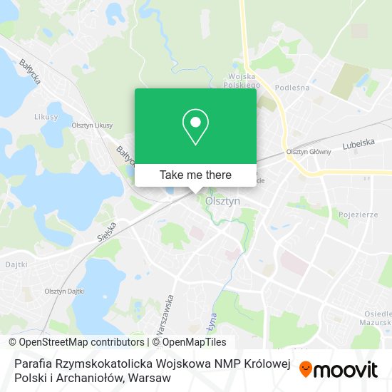 Parafia Rzymskokatolicka Wojskowa NMP Królowej Polski i Archaniołów map