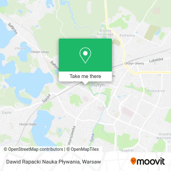 Dawid Rapacki Nauka Pływania map