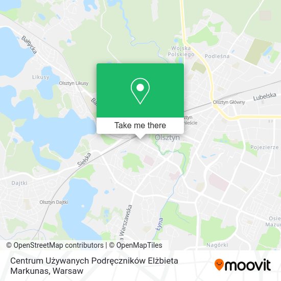 Centrum Używanych Podręczników Elżbieta Markunas map