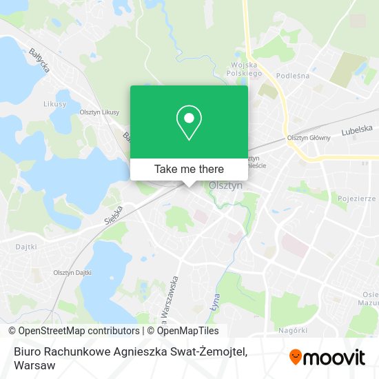 Biuro Rachunkowe Agnieszka Swat-Żemojtel map