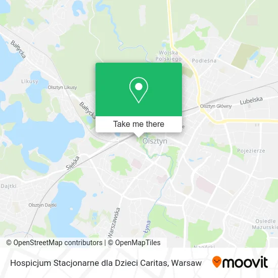 Hospicjum Stacjonarne dla Dzieci Caritas map