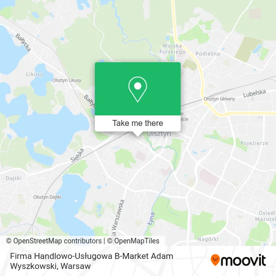 Firma Handlowo-Usługowa B-Market Adam Wyszkowski map