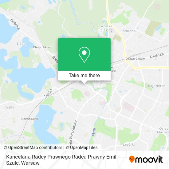 Карта Kancelaria Radcy Prawnego Radca Prawny Emil Szulc