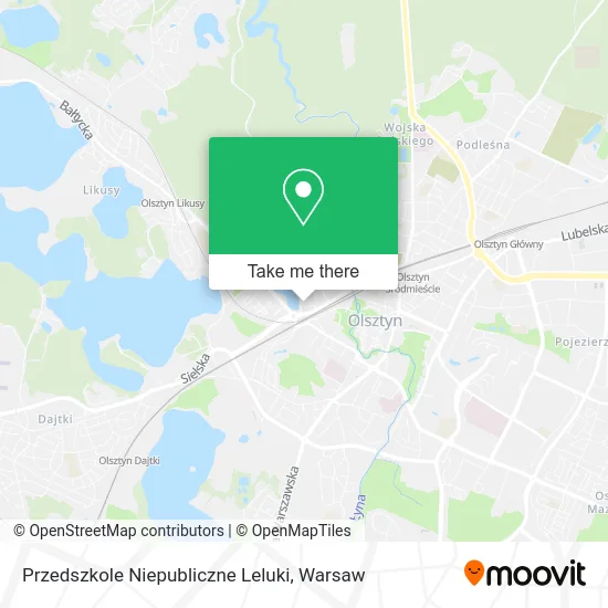 Карта Przedszkole Niepubliczne Leluki