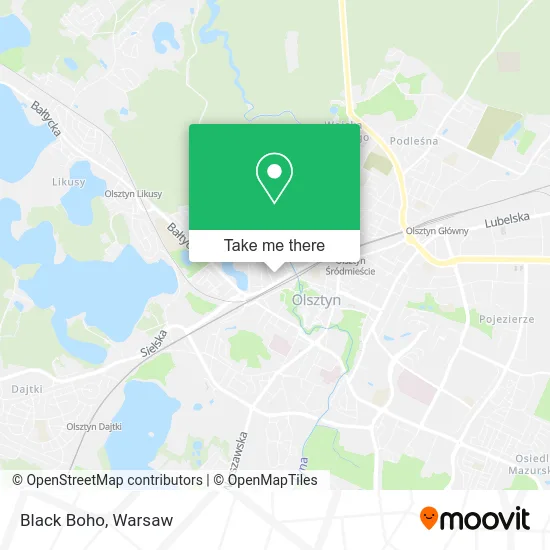 Black Boho map