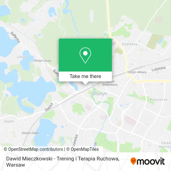 Dawid Mieczkowski - Trening i Terapia Ruchowa map