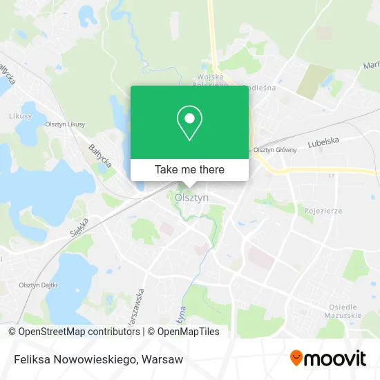 Feliksa Nowowieskiego map