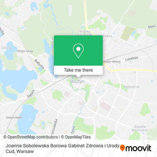 Joanna Sobolewska Borowa Gabinet Zdrowia i Urody Cud map