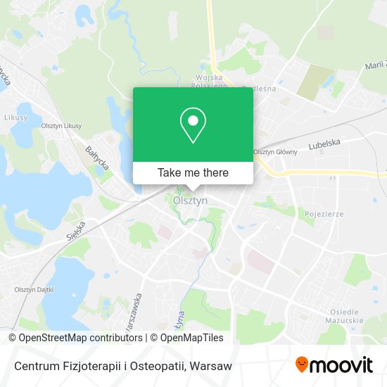 Centrum Fizjoterapii i Osteopatii map