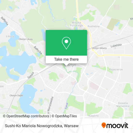 Sushi-Ko Mariola Nowogrodzka map