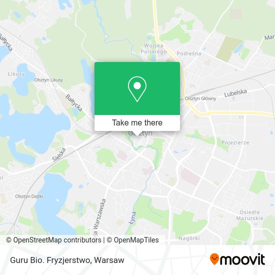 Guru Bio. Fryzjerstwo map