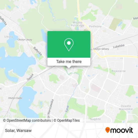 Карта Solar