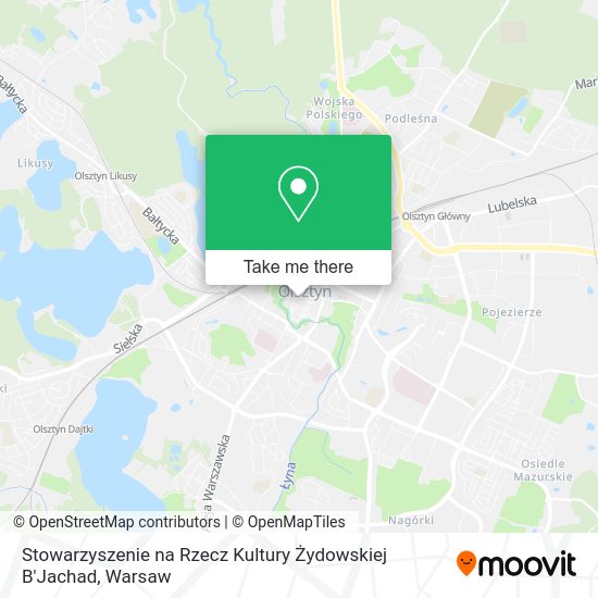 Stowarzyszenie na Rzecz Kultury Żydowskiej B'Jachad map