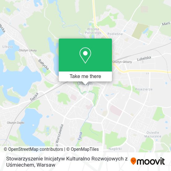 Stowarzyszenie Inicjatyw Kulturalno Rozwojowych z Uśmiechem map