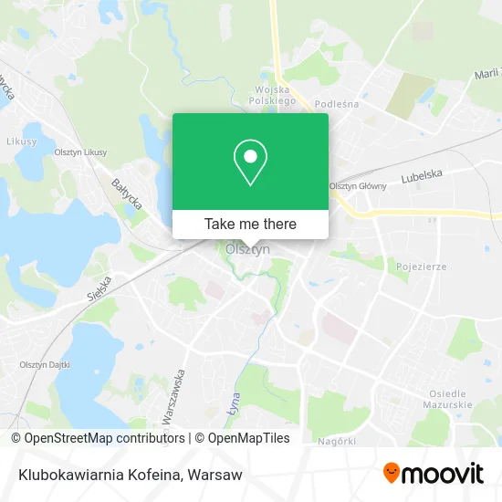 Карта Klubokawiarnia Kofeina