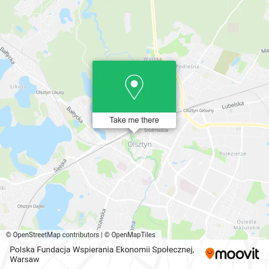 Карта Polska Fundacja Wspierania Ekonomii Społecznej