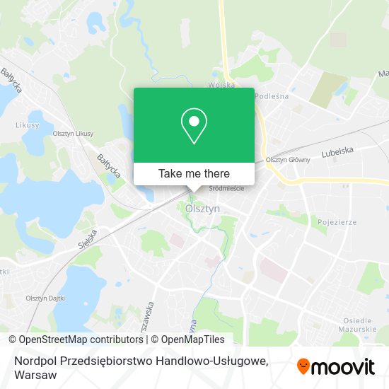 Nordpol Przedsiębiorstwo Handlowo-Usługowe map