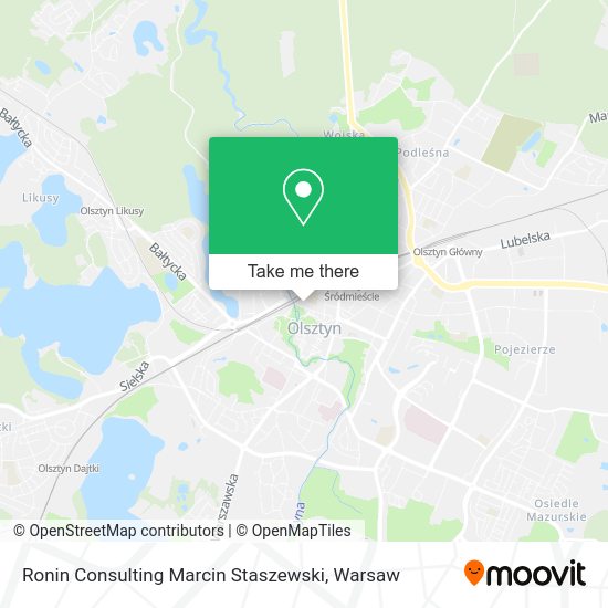 Ronin Consulting Marcin Staszewski map