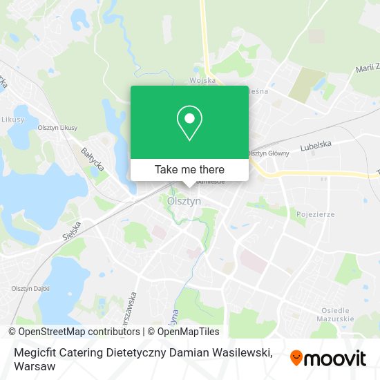 Megicfit Catering Dietetyczny Damian Wasilewski map