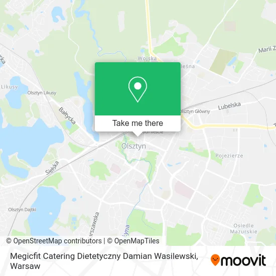 Megicfit Catering Dietetyczny Damian Wasilewski map