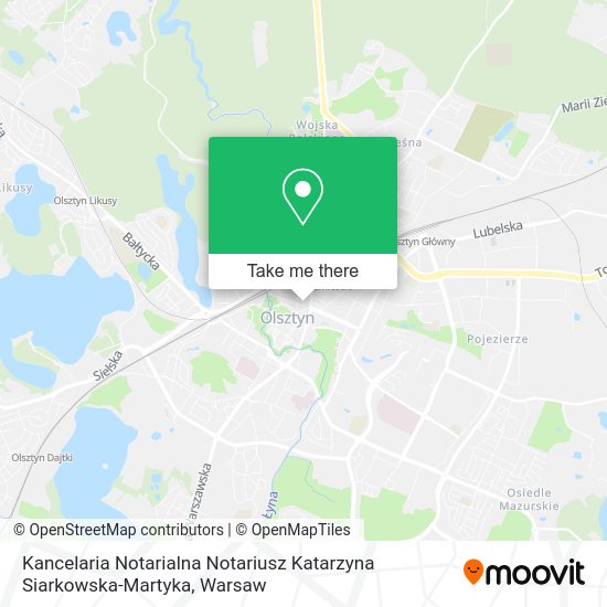 Kancelaria Notarialna Notariusz Katarzyna Siarkowska-Martyka map