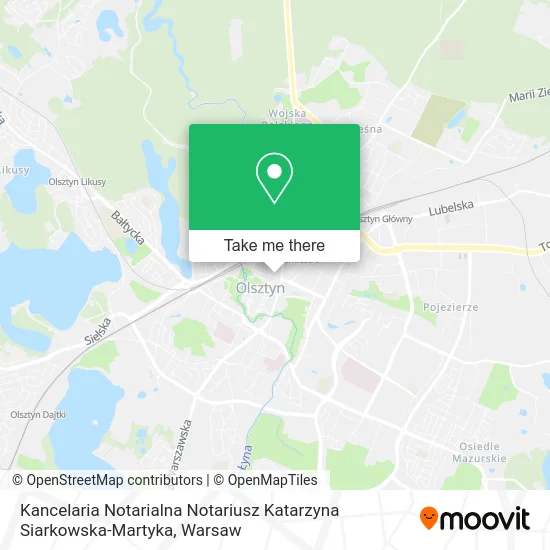 Kancelaria Notarialna Notariusz Katarzyna Siarkowska-Martyka map