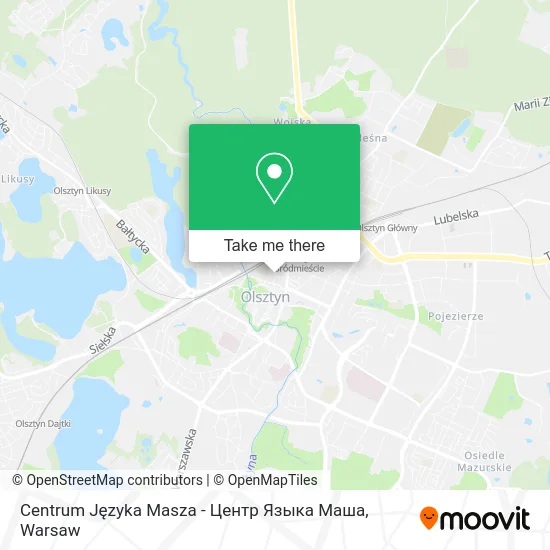 Centrum Języka Masza - Центр Языка Маша map