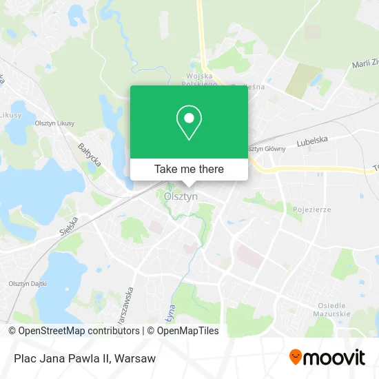 Plac Jana Pawla II map