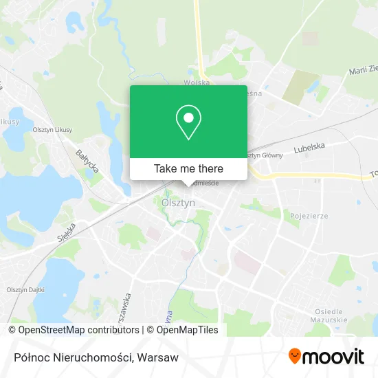 Północ Nieruchomości map
