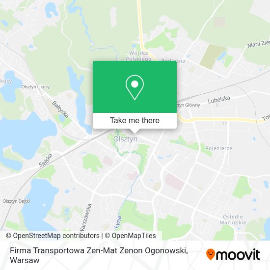 Карта Firma Transportowa Zen-Mat Zenon Ogonowski