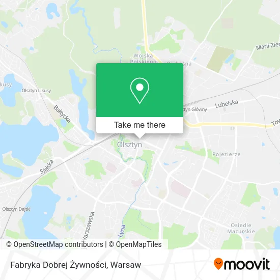 Fabryka Dobrej Żywności map