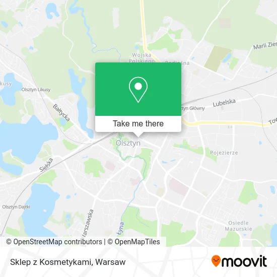 Карта Sklep z Kosmetykami